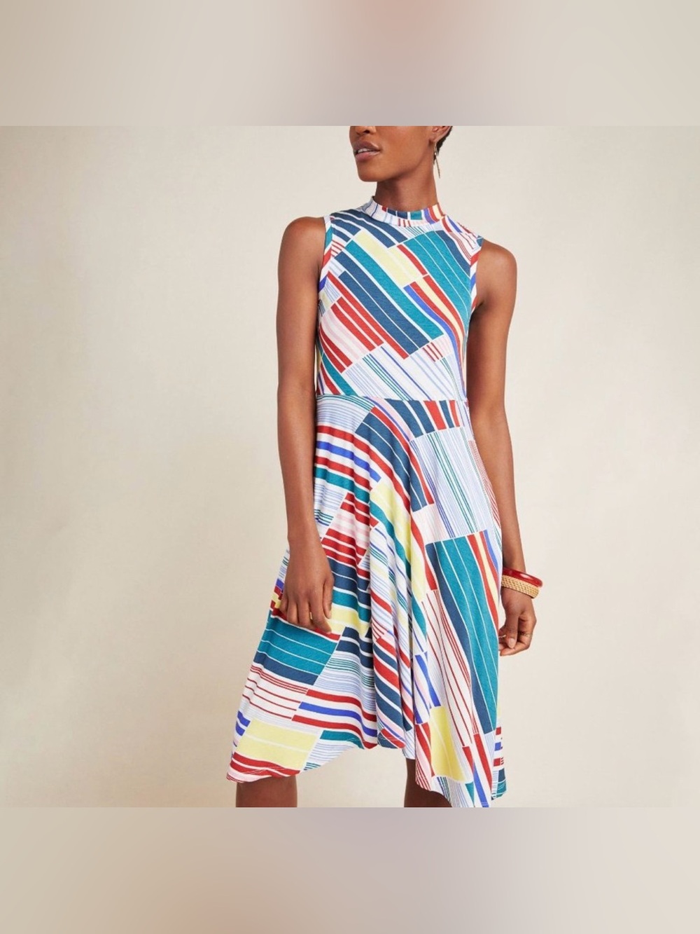 Anthropologie Maeve Cyprus Swing Dress